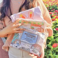 ins korean storage bags organizer makeup bag handbags portable cartoons womens cosmetic high capacity travel home organization