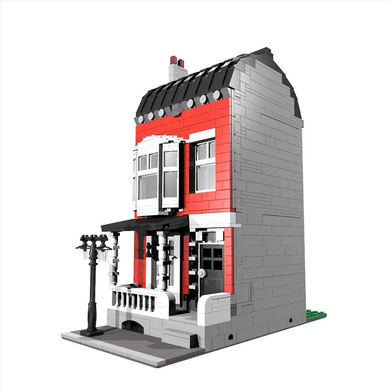 

City Building Blocks Creator Bricks Model Famous Street View Series Downtown Diner Education Gifts Toys For Children Adult