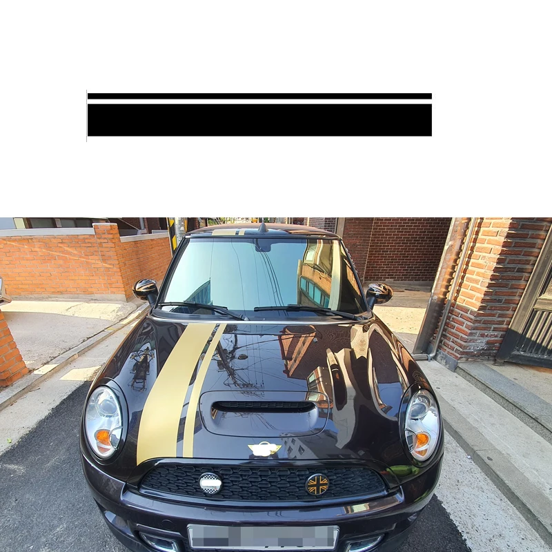 

Universal Decal Car Sticker Vinyl Hood Racing Strips Stickers Decoration For MINI Ford Mercedes Honda Toyota Fiat