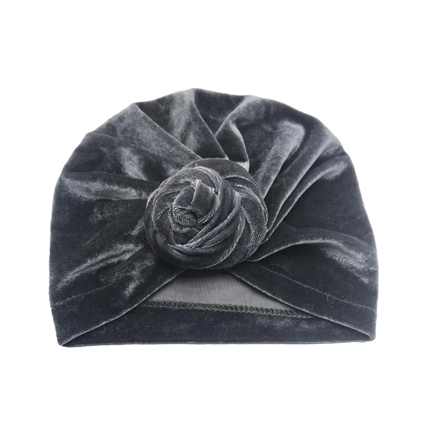1pcs New Velvet Baby Hat for Girls Big Bow Winter Turban Infant Beanie Accessories Hair Band Headwrap | Детская одежда и обувь