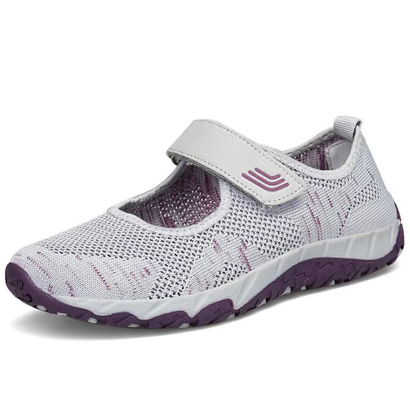 Дышащие женские кроссовки Здоровая обувь Уличные сетчатые нескользящие
