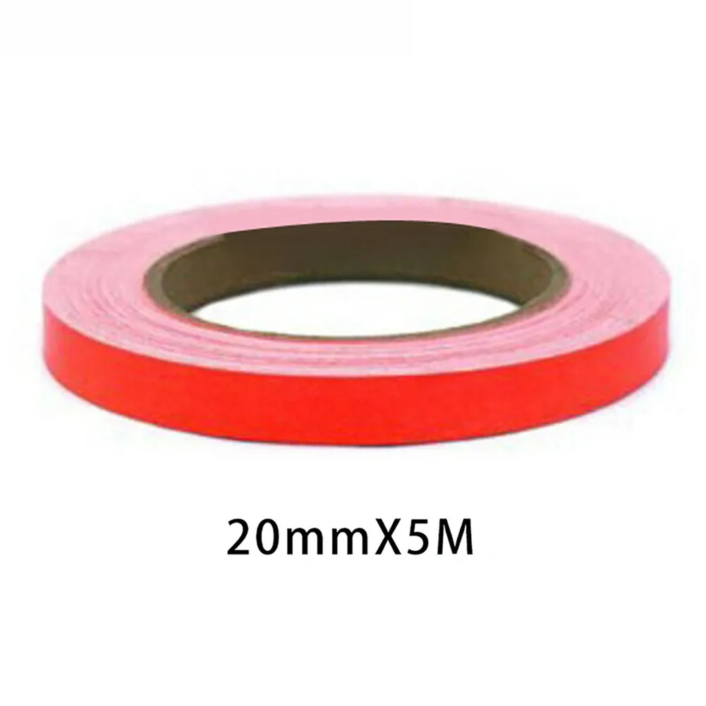 

1pc Red PVC Waterproof Car Sticker Red Lining Reflective Film Decal Strip Vinyl Wrap Car Decoration Sticker