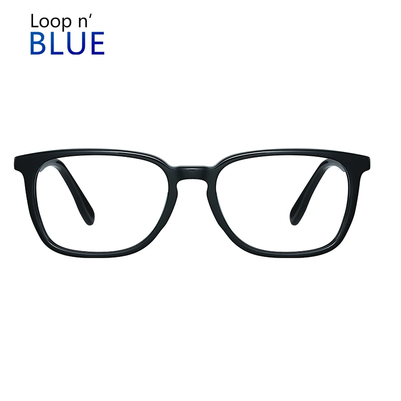 Модные мужские очки петля n синяя ацетатная оправа 2020 квадратные европейские