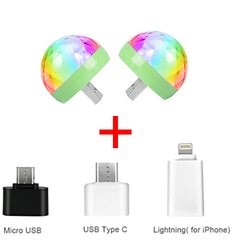 Мини USB СВЕТОДИОДНЫЙ диско этапа светильник Портативный Семья вечерние DJ