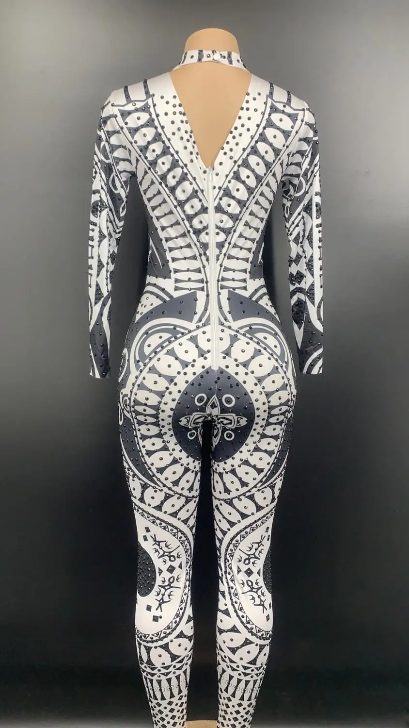 Женский сексуальный спортивный костюм со стразами белый черный спандекс|Женские