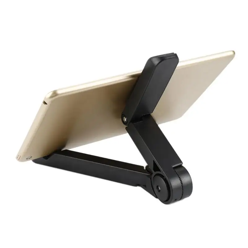 

Universal Folded Desktop Tablet Bracket Cellphone Stand For Ipad Mini For Samsung S6 S7 360 Degree Rotated Holder TXTB1