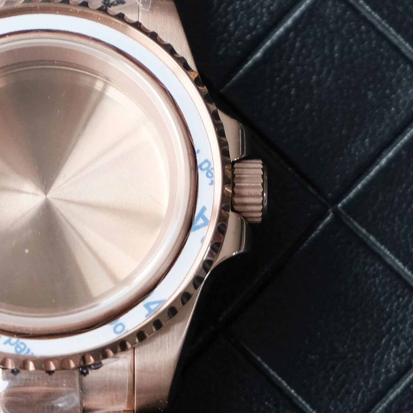 40 мм Sub нержавеющая сталь PVD Rosegold чехол NH35 NH36 движение аксессуары для мода