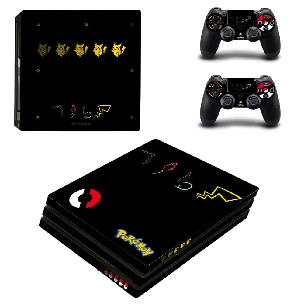 PS4 Pro Pokemon Sticker PS 4 Play station Vinyl Skin Stickers Pegatinas For PlayStation console and controller | Электроника