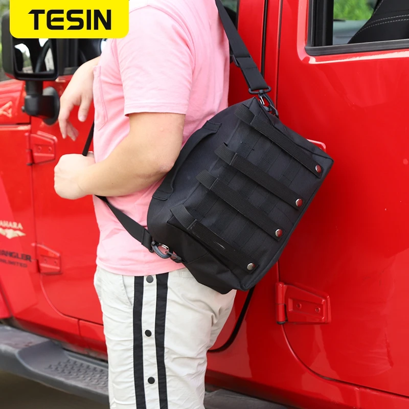 Цена Многофункциональная сумка для хранения и поддержания порядка TESIN для Jeep Wrangler, аксессуары для Jeep Wrangler