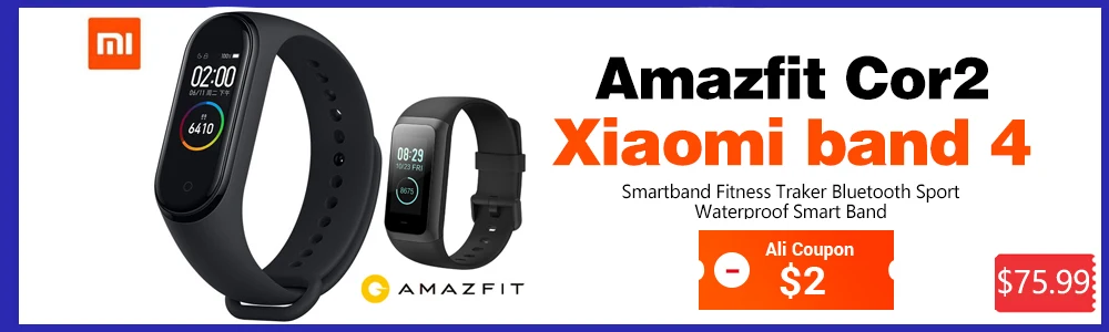 Xiaomi Amazfit cor 2 Смарт-часы спортивный ремешок 2 Браслет монитор сердечного ритма водонепроницаемый ips экран 20 дней в режиме ожидания английская версия