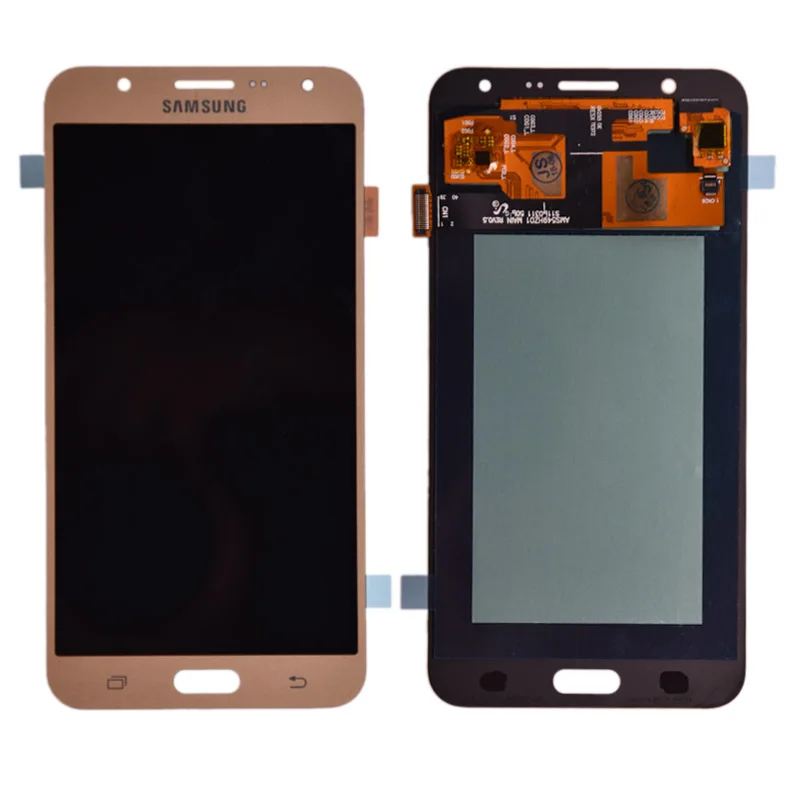 Супер AMOLED для samsung Galaxy J7 J700 J700F J700H J700M ЖК-дисплей кодирующий преобразователь сенсорного экрана в сборе