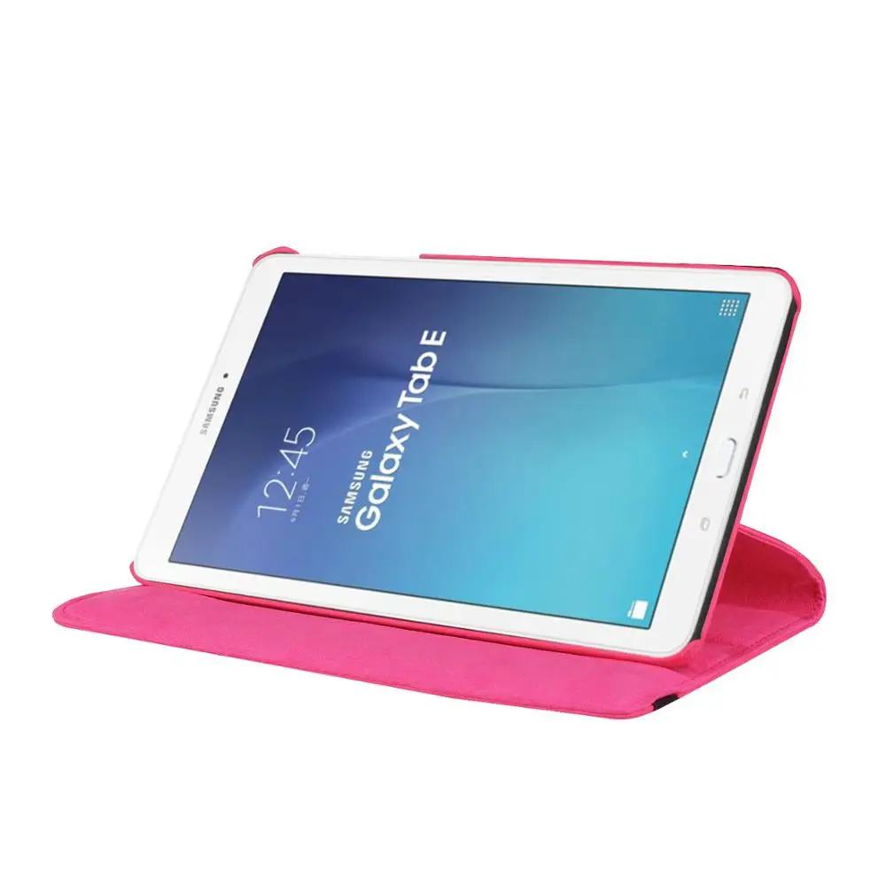 Для Galaxy Tab E SM-T560 SM-T561 360 Вращающийся Кожаный чехол-подставка чехол для планшета для samsung Galaxy Tab E 9,6 T560 T561