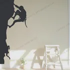 Экстремальные виды спорта слова настенные деколь Стрикер Фитнес спортивные Viney Стикеры внешний вид спорта оконная наклейка обрыва подняться художественные обои WQ100