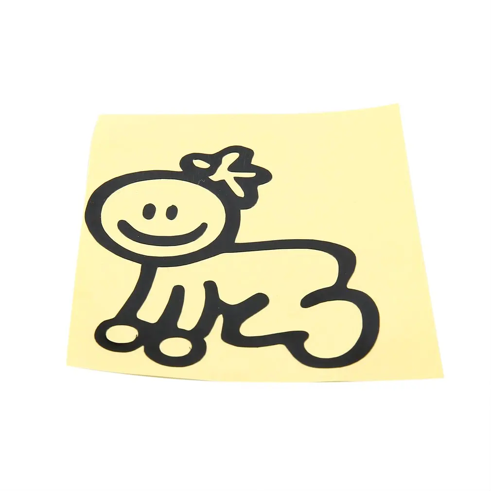 Креативная забавная Наклейка на стену члена семьи домашний декор наклейка авто