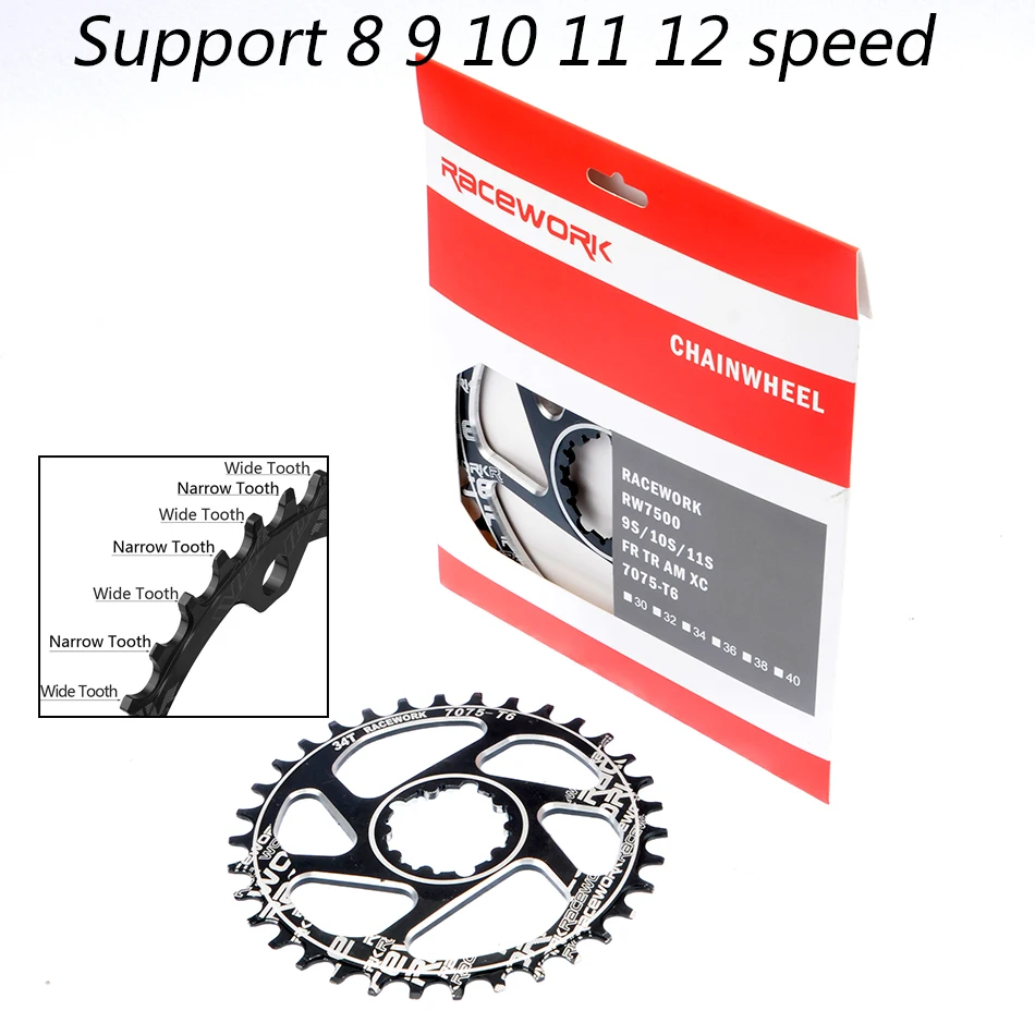 RACEWORK горный велосипед Кривошип полый зубной диск 12 Скоростей модификации один 10
