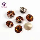 YANRUO 1122 Rivoli Копченый топаз всех размеров, пришитый кристалл, модные камни, точечное шитье стразами Стразы для поделок