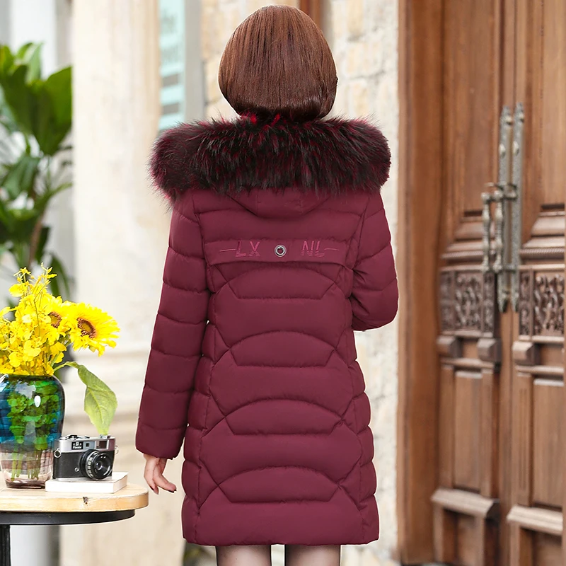 Новая зимняя куртка для женщин среднего возраста с бархатным утеплителем