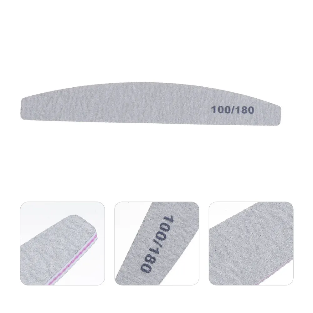 

15Pcs Manicure Sanding Files Nail Beauty Files Manicure Accessories (White)