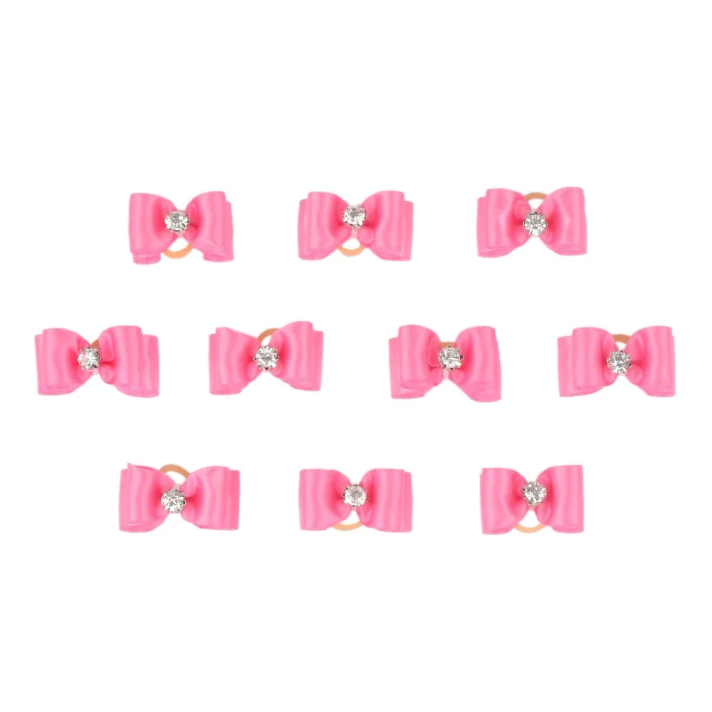 

Traumdeutung Small Dogs Bows Hair Accessories Yorkshire terrier For Pets Supplies Hair Clips Grooming Table Bow kokardki dla psa