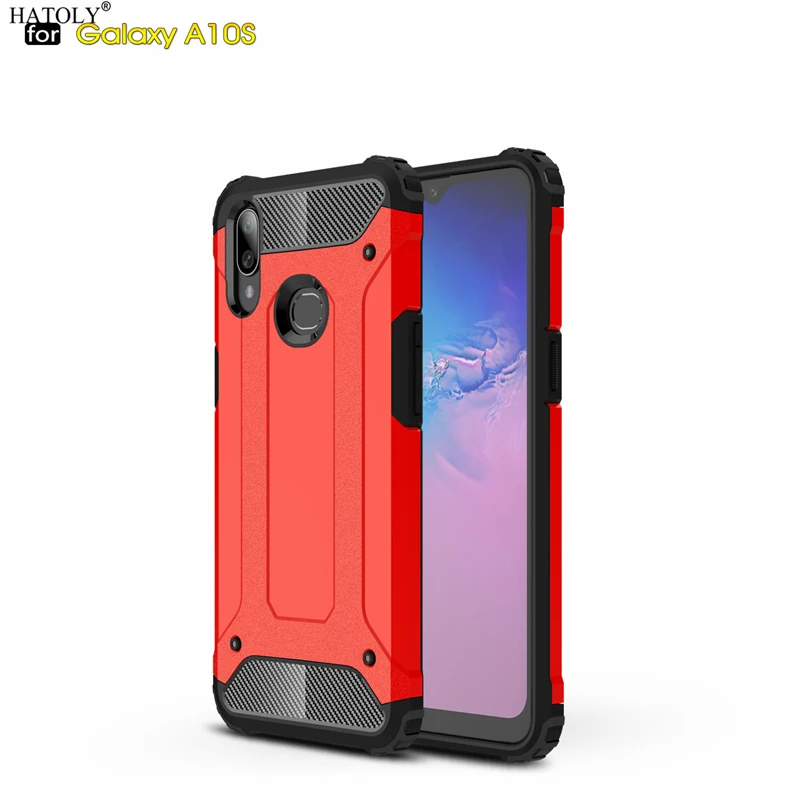 Для Coque samsung Galaxy A10s Чехол Тяжелая Броня тонкая Жесткая Резиновая прочная крышка силиконовые чехлы для телефонов samsung A10s A10 s A107F/DS