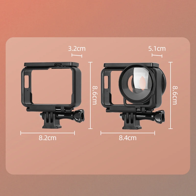 

for Insta 360 One R 4K Camera Accessories Dual-Lens Mod Glass Protector Guards Caps Protective Frame Case Housing