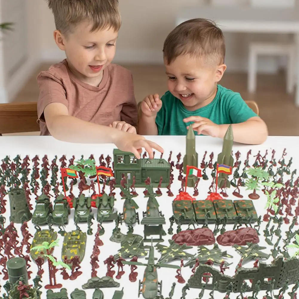 

Военная игрушка для мужчин, армия, война, солдат, игровой набор, Военные солдаты, фигурки, модели, игровой набор, настольное украшение с аксес...