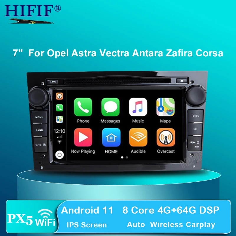 

DSP 2 Din Octa Core 7'' IPS Android 11 Car DVD Radio Player For Opel Astra Vectra Antara Zafira Corsa GPS Navi Wifi car stereo