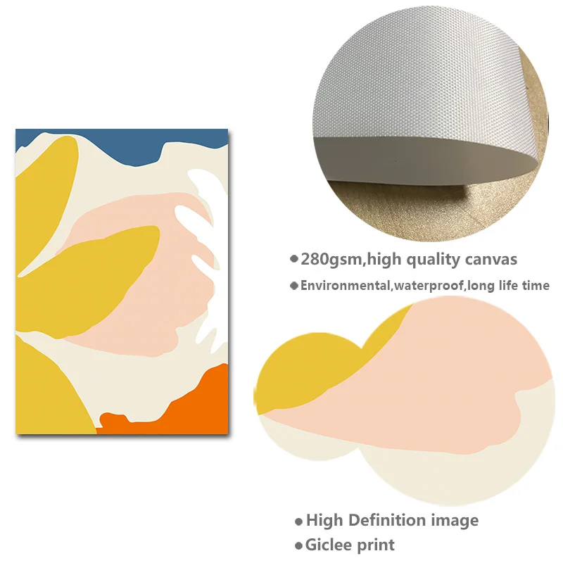 Абстрактная геометрическая форма плакат и фотостены холст настенная живопись