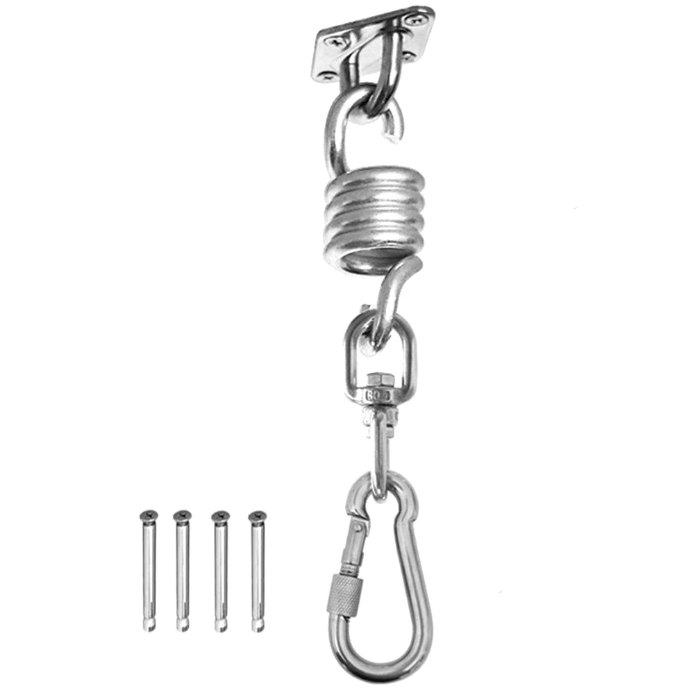 

Hammock Hooks Ceiling Carabiner Hooks Heavy Duty Steel Wall Anchors For Swing With Expansion Bolts Silver Stainless Steel