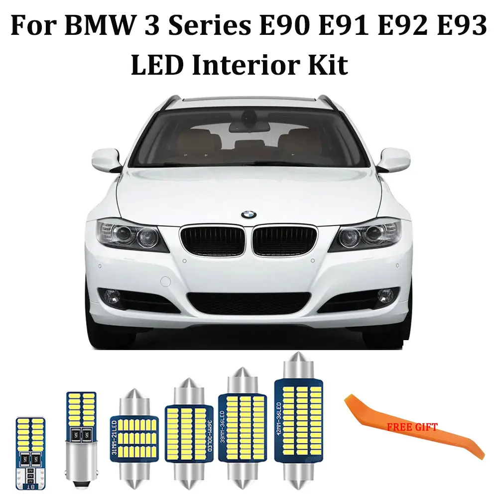 100% белый ошибок светодиодный лампы Интерьер светильник + фонарь освещения