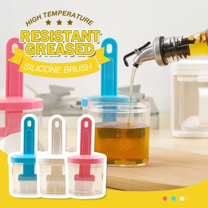 Силиконовая щетка для барбекю устойчивая к высоким температурам смазанный
