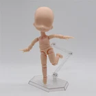 Шарнирная кукла Ob11 с голой и лицом без макияжа, 12 см