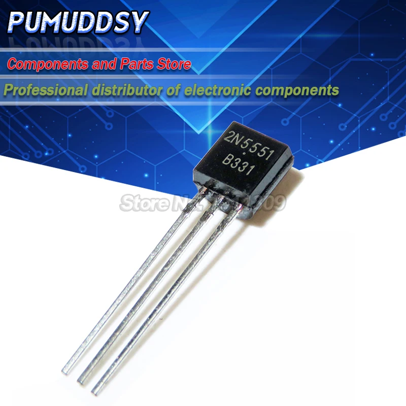 100 шт. 2N5551 TO 92 TO92 0.6A 160V NPN и новый IC|Интегральные схемы| |