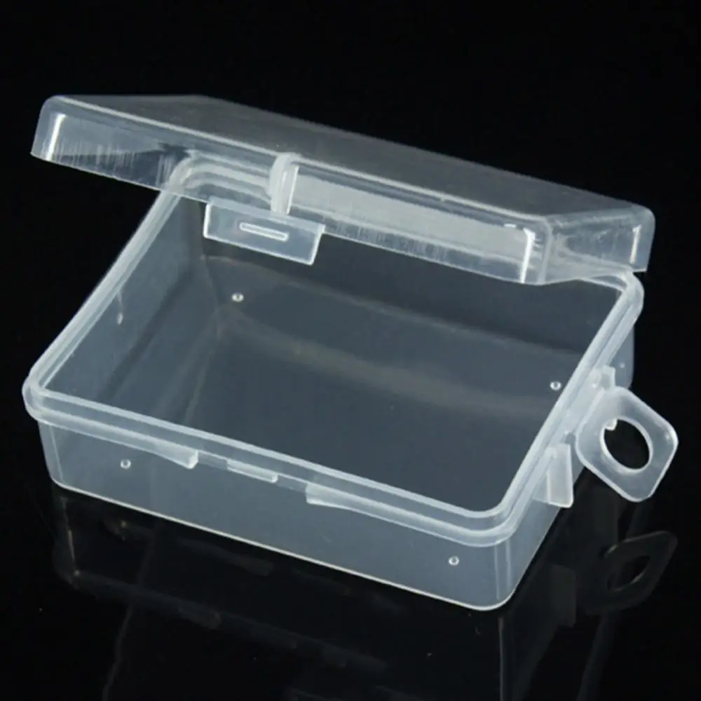 

1Pc Clear Plastic Transparent Storage Box Debris Collect Container Case with Lid