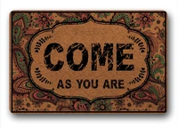 funny entrance door mats welcome come as you are doormat welcome mat entrance floor mat rug non slip balcony mat felt fabric 30x18inch
