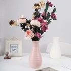 Искусственная керамическая ваза, креативная маленькая пластиковая ваза в скандинавском стиле, декоративная ваза для гостиной, гидропоника, креативная ваза