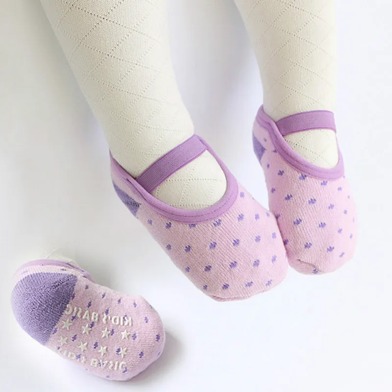 Модные детские носки милые Нескользящие хлопковые эластичные с героями