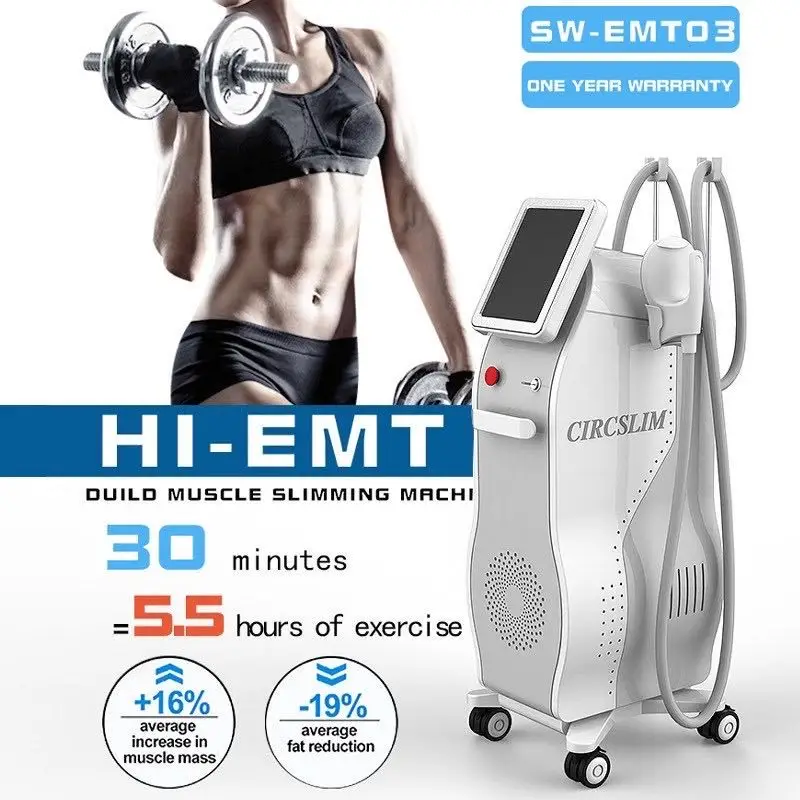 Неинвазивная HI EMT скульптура тела технология EMS Лим сжигание жира стимуляция мышц