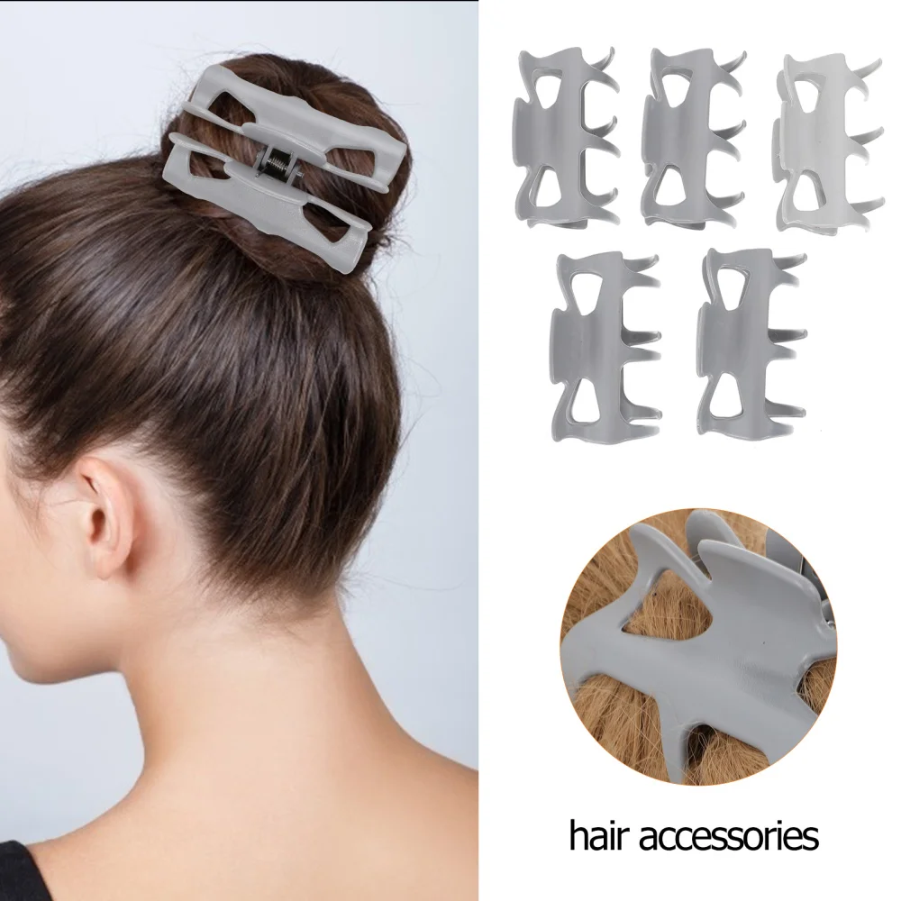 

5Pcs Heat Insulation Hairpins Hair Claw Clips for Hair Coloring Styling Curling