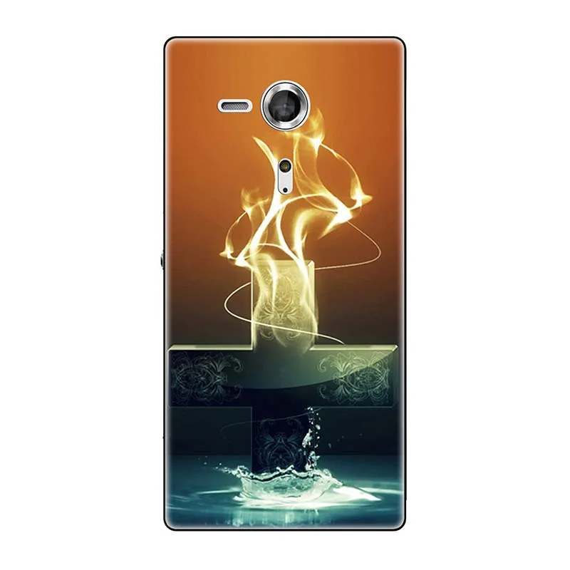 Телефонные чехлы для sony Xperia SP M35 M35h M35C C5303 C5306 C5302 чехол с принтом(розы); волк милый чехол-крышка с узорами чехол для телефона чехол Fundas Para - Цвет: A208