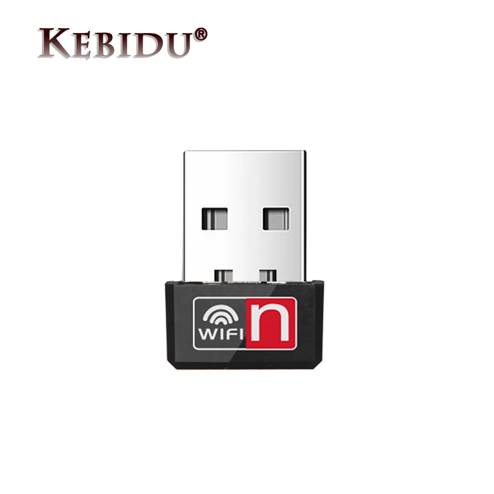 Kebidu 150 Мбит/с мини-usb Wi-Fi адаптер MT7601 Wi-Fi адаптер для ПК USB Ethernet WiFi ключ 2,4G сетевая карта антенна Wi-Fi приемник