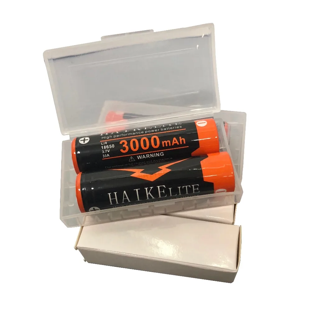 Haikelite 18650 аккумулятор 30A 3000 мАч Высокая мощность разряда