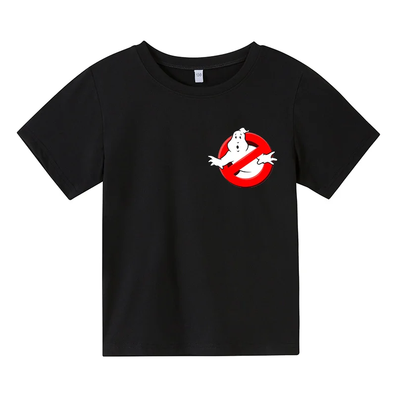 

2021 cotone bambini Ghostbusters film musica Ghost Busters divertente maglietta Design estate top ragazzi e ragazze T-shirt Casu