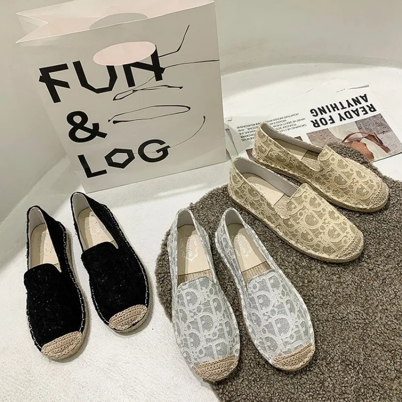 

2021 Women Flat Shoes Casual All-match Loafers Canvas Shoes Breathable Comfortable Fisherman Shoes Outdoor Sneakers Zapatos Muje