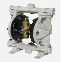 Selfpriming Chemical Pump Plastic Pneumatic  Air Operated Double  Diaphragm Pumps QBY15  Corrosion Resistant