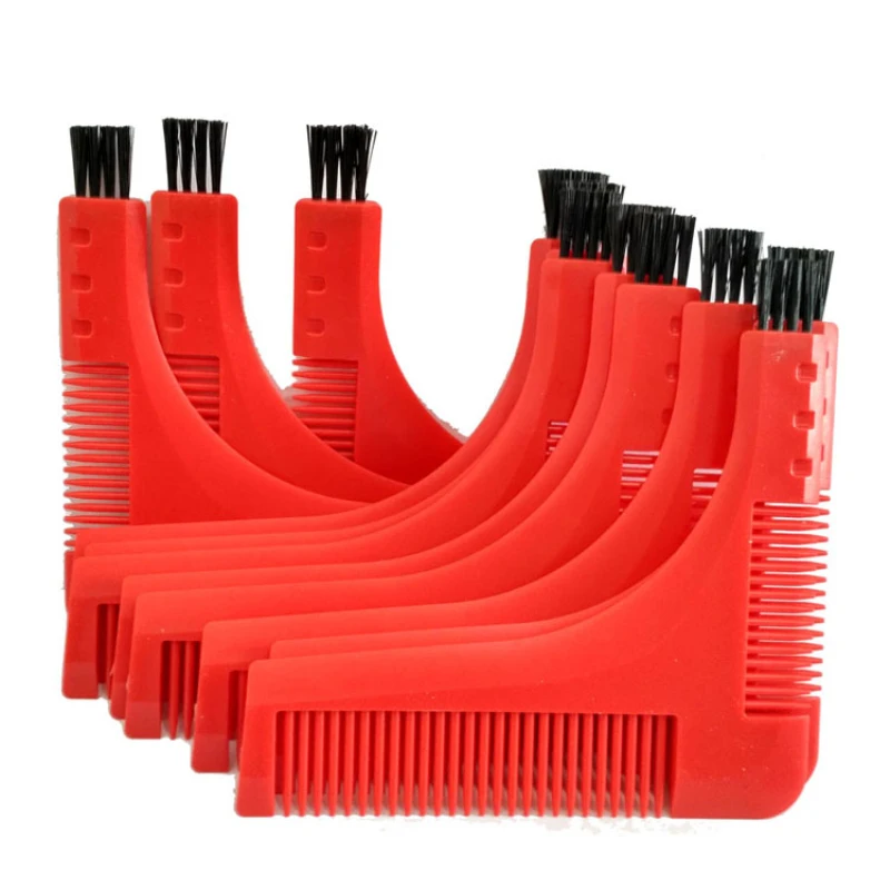 Расческа для мытья бороды прозрачный внешний вид расческа усов расчесывание