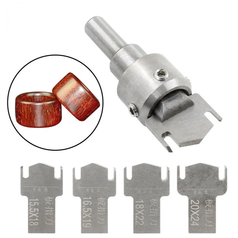 

15.5-20mm Wooden Thick Ring Maker Ring Drill Bit Multifunction Wooden Thick Ring Maker High Speed Steel Wood Drill Bits Set