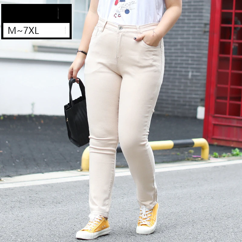 

Брюки женские с завышенной талией, батальных размеров, 7XL, 6XL, 5XL