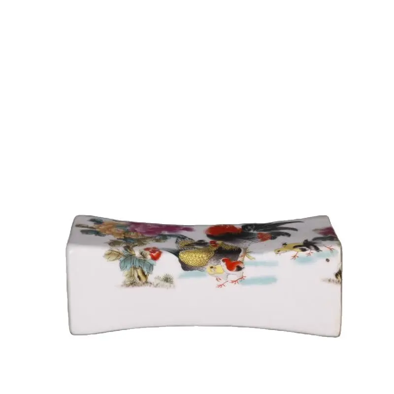 Античная фарфоровая коллекция Qing Qianlong Family розовая подушка для рук - купить по