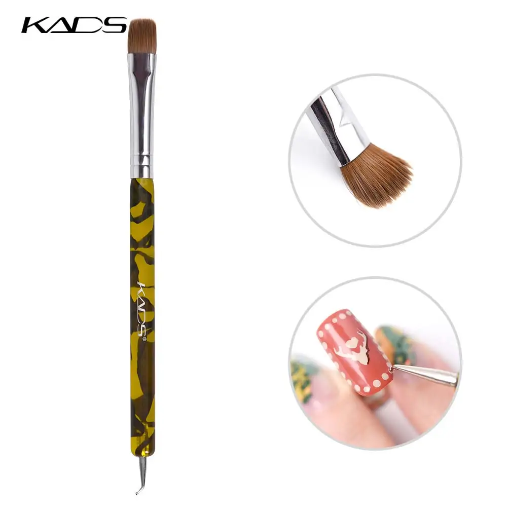 Kads 100% колонок французский соболь кисть 2 способ акриловые уф гель искусство